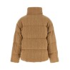 Knitted braided down jacket