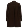 Corduroy dress with embroidery