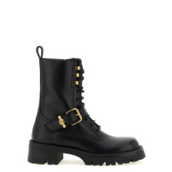 Ankle boots with buckle