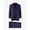 Virgin wool suit with pinstripe pattern