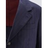 Virgin wool suit with pinstripe pattern