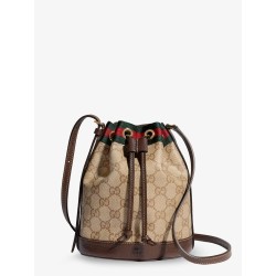 GG Supreme Fabric Mini Bucket Bag