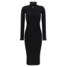 Ribbed knit dress