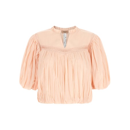 Curled blouse