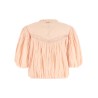 Curled blouse