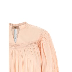 Curled blouse