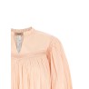 Curled blouse