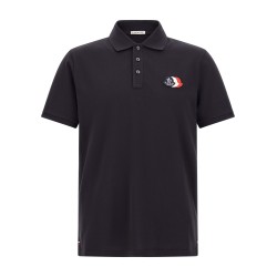 Triple logo polo shirt