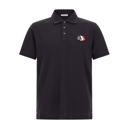 Triple logo polo shirt