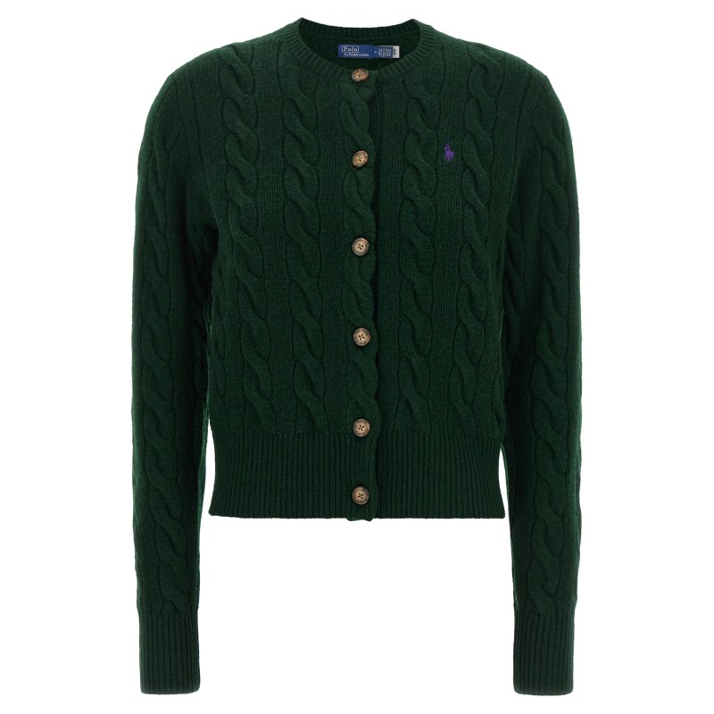 Braided cardigan