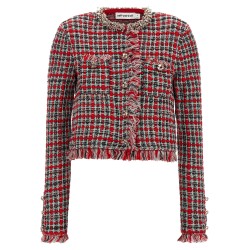 Fringed Knit Jacket