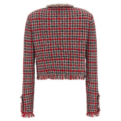 Fringed Knit Jacket
