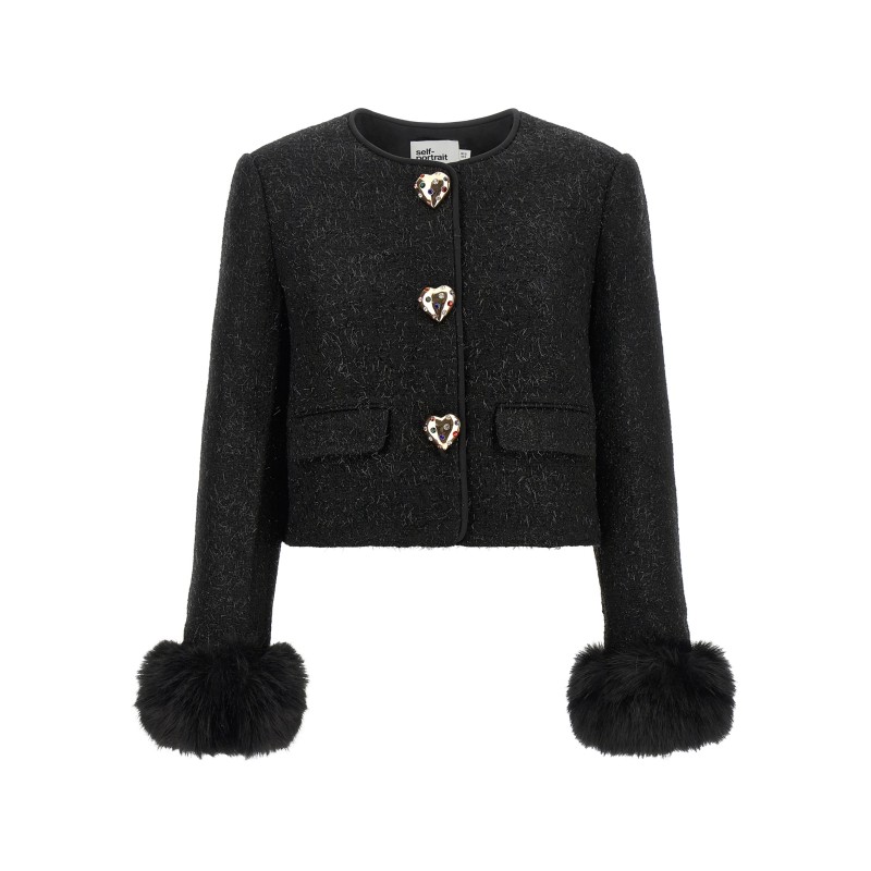Bouclé Fur Jacket