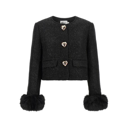 Bouclé Fur Jacket