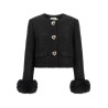 Bouclé Fur Jacket