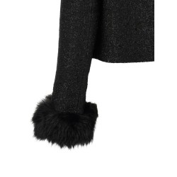 Bouclé Fur Jacket