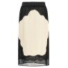 Lace insert skirt