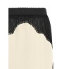 Lace insert skirt