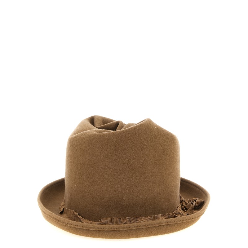 Curled crown hat