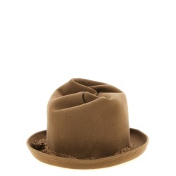 Curled crown hat