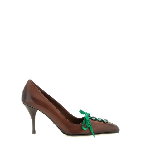 Lace-up pumps