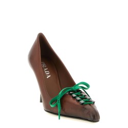 Lace-up pumps