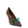 Lace-up pumps