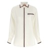 Shirt with contrast profiles