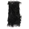 Lace and feather dress