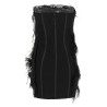 Lace and feather dress
