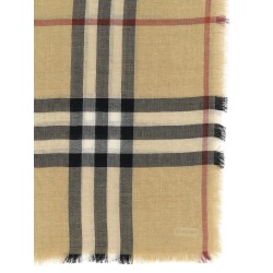 Check reversible scarf