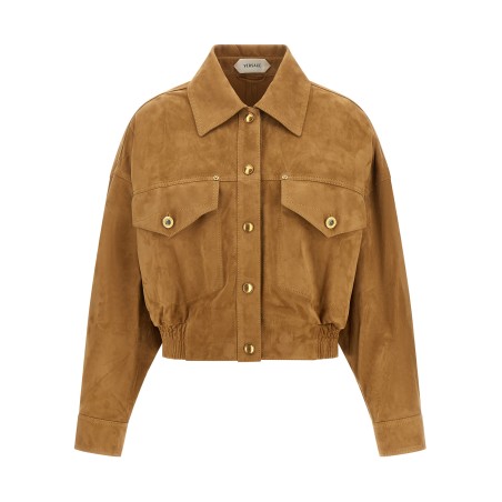 Suede blouson