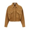 Suede blouson