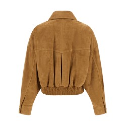 Suede blouson