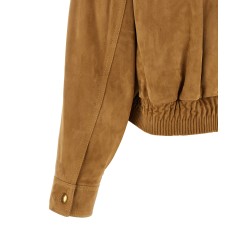 Suede blouson