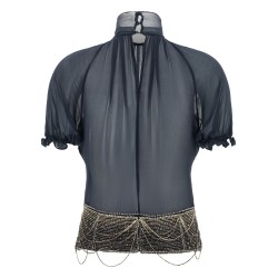 Jewel embroidery top