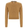 Sweater with jewel embroidery