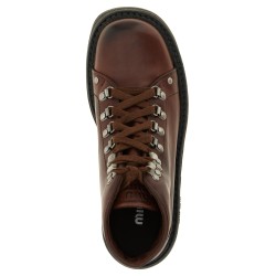 'Hiking' Leather Ankle Boots