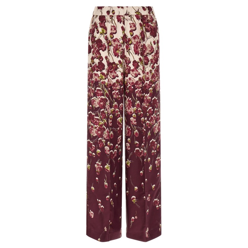 Palazzo pants with piping