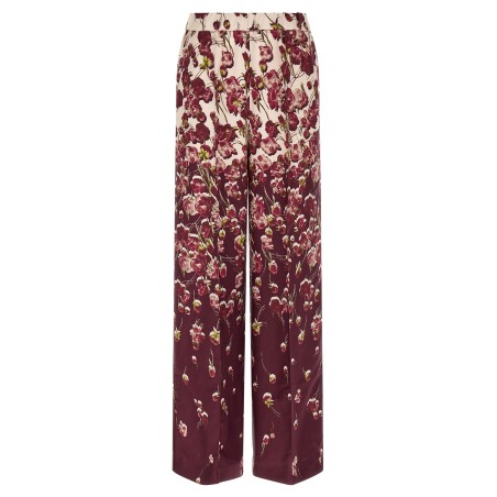 Palazzo pants with piping
