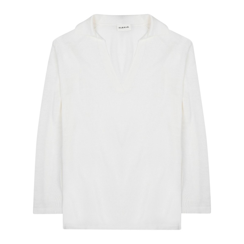 BLUSA IN MISTO LINO