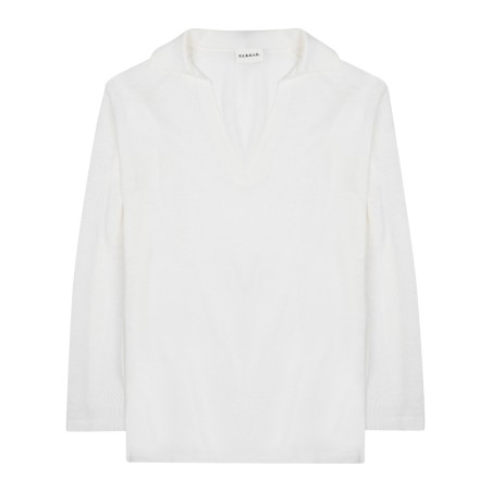 BLUSA IN MISTO LINO