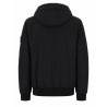 GIACCA BOMBER CON PATCH LOGO E CAPPUCCIO