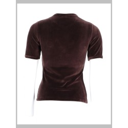 T-SHIRT IN VELLUTO