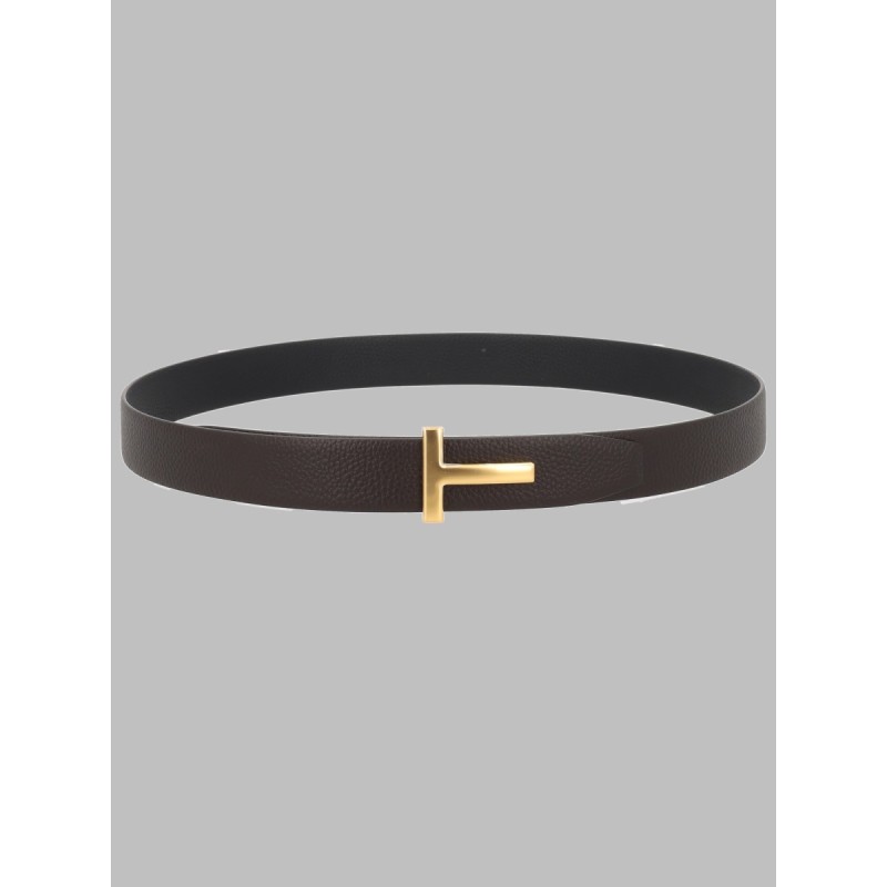 CINTURA "T ICON" IN PELLE FIORE