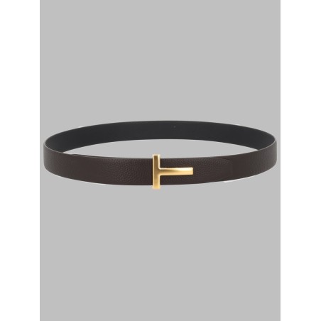 CINTURA "T ICON" IN PELLE FIORE