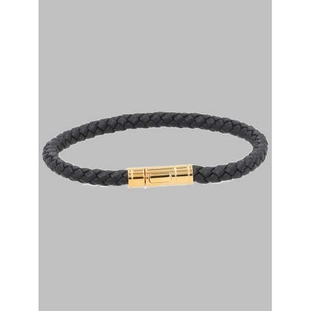 BRACCIALE IN PELLE INTRECCIATA