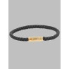 BRACCIALE IN PELLE INTRECCIATA