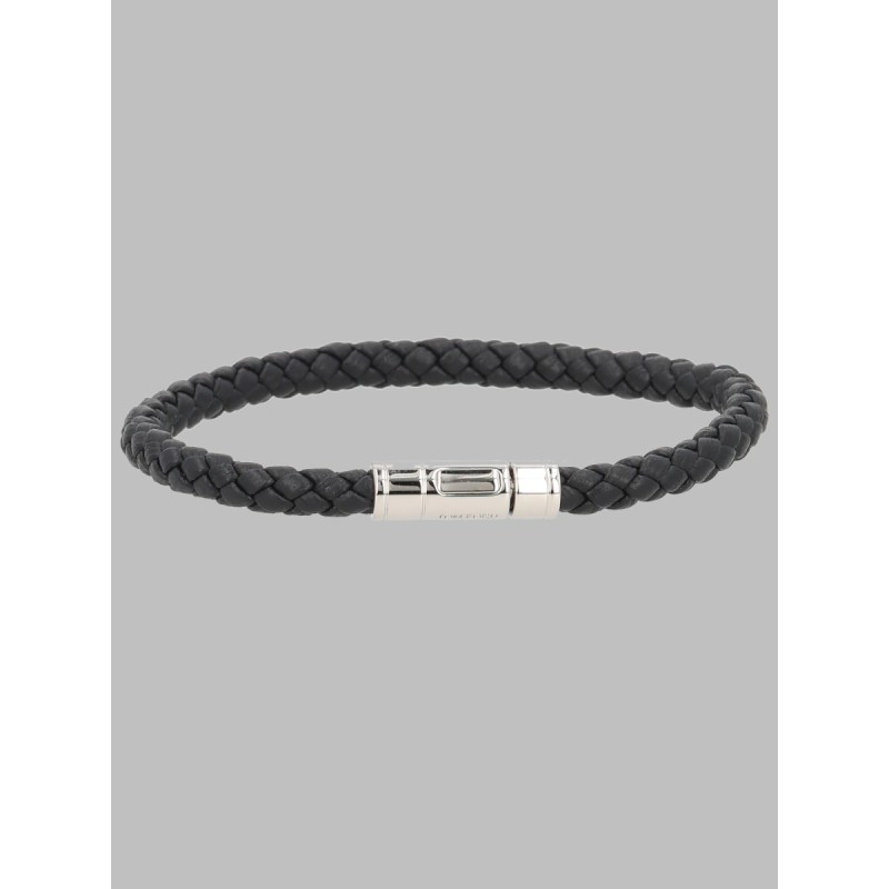 BRACCIALE IN PELLE INTRECCIATA