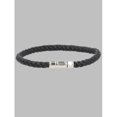 BRACCIALE IN PELLE INTRECCIATA